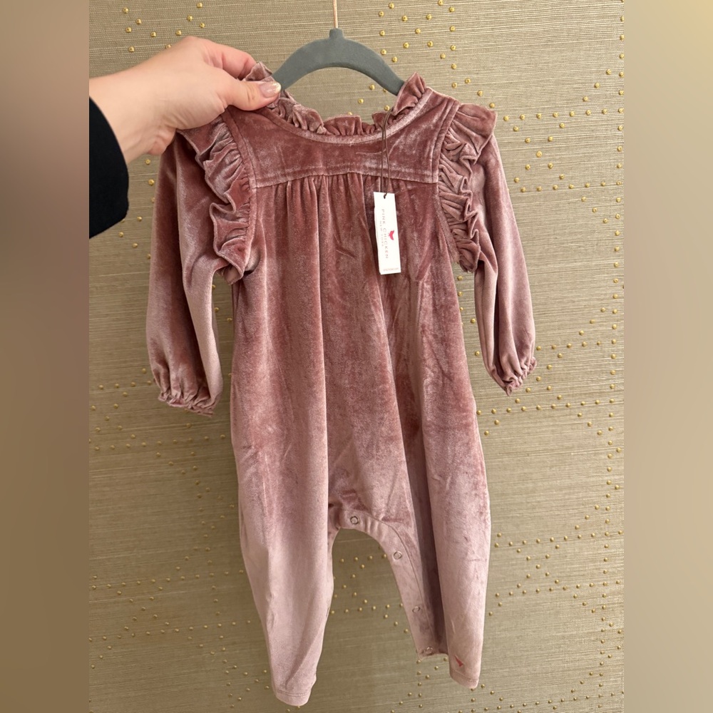 Pink Chicken Mauve Velour Kalani Jumper NWT